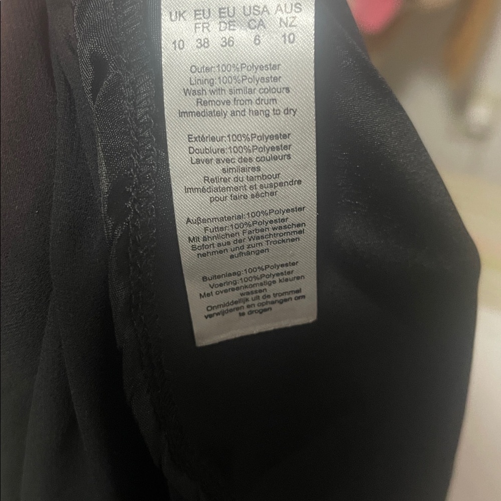 BLACK UNDERWIRE DETAIL DRAPED MIDI DRESS - Picture 9 of 9